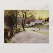 Goedemorgen in de winter briefkaart (Voorkant)