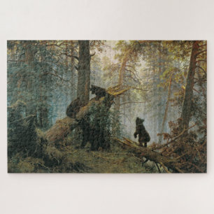 Goedemorgen in een Pijnbos (Beren in de Bossen) Legpuzzel