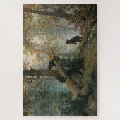 Goedemorgen in een Pijnbos (Beren in de Bossen) Legpuzzel (Verticaal)