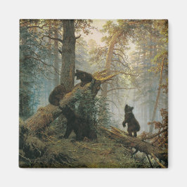 Goedemorgen in een Pijnbos (Beren in de Bossen) Magneet