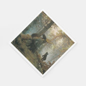 Goedemorgen in een Pijnbos (Beren in de Bossen) Servet (Hoek)