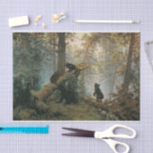 Goedemorgen in een Pijnbos (Beren in de Bossen) Tissuepapier (Craft)