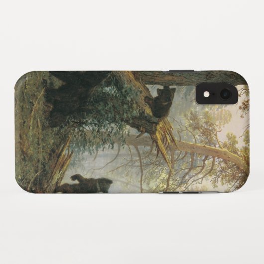 Goedemorgen in een pine bos Case-Mate iPhone case (Achterkant (horizontaal))