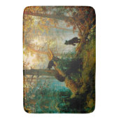 Goedemorgen in een Pine Forest Beer met Cubs Shish Badmat (Voorkant Verticaal)