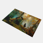 Goedemorgen in een Pine Forest Beer met Cubs Shish Deurmat (Schuin)