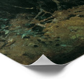 Goedemorgen in een Pine Forest Poster (Hoek)