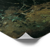 Goedemorgen in een Pine Forest Poster (Hoek)