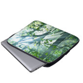 Goedemorgen in het bos laptop sleeve (Voorkant onderkant)