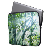 Goedemorgen in het bos laptop sleeve (Voorkant Links)