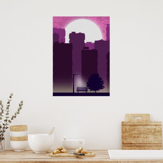 Goedemorgen in het City Poster (Keuken)