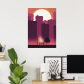 Goedemorgen in het City Poster (Thuiskantoor)