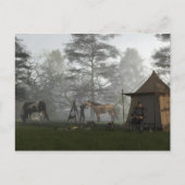 Goedemorgen in het kamp van de Knachten Briefkaart (Voorkant)