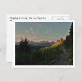 Goedemorgen in Paradise Briefkaart (Voorkant / Achterkant)