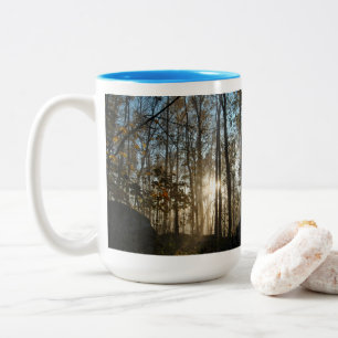Goedemorgen in Pennsylvania Bossen Tweekleurige Koffiemok