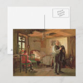 Goedemorgen in Porter's Lodge, 1874 Briefkaart (Voorkant / Achterkant)