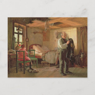 Goedemorgen in Porter's Lodge, 1874 Briefkaart