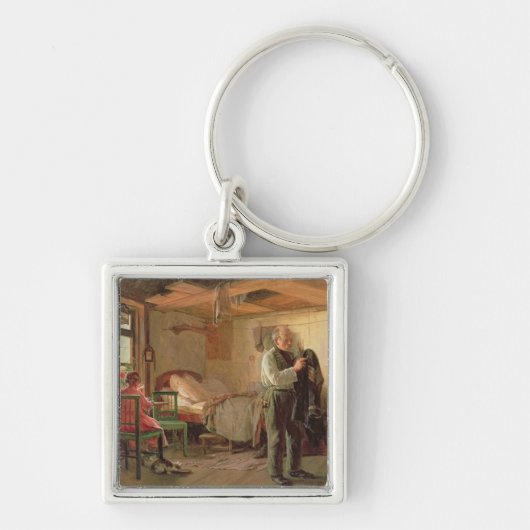 Goedemorgen in Porter's Lodge, 1874 Sleutelhanger (Voorkant)