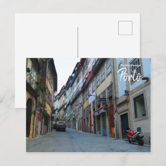 Goedemorgen in Porto - Het echte Portugal Briefkaart (Voorkant / Achterkant)