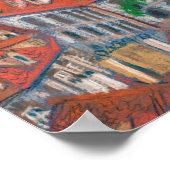 Goedemorgen in Praag, Tsjechisch Cityscape Pastel  Poster (Hoek)