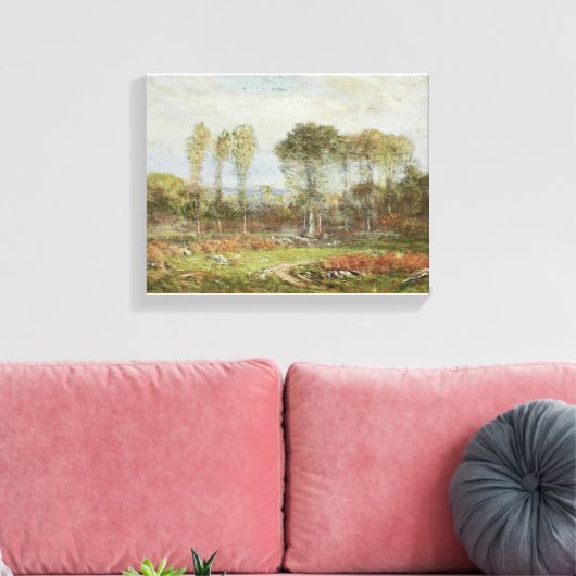 Goedemorgen in september door Dwight William Tryon Canvas Afdruk (Insitu (Woonkamer))