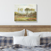 Goedemorgen in september door Dwight William Tryon Canvas Afdruk (Insitu (Slaapkamer))