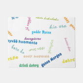 Goedemorgen in vele talen badmat deurmat (Voorkant)