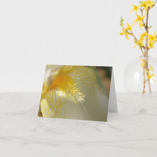 Goedemorgen, Iris! Kaart (Gele Bloem)