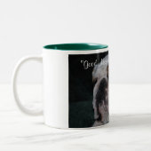 'Goedemorgen' is een oxymoron. Tweekleurige Koffiemok (Links)