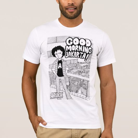 goedemorgen jakarta t-shirt (Voorkant)