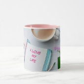 Goedemorgen, je hebt dit Ik hou van mijn leven Mok (Midden)