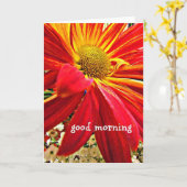 Goedemorgen Kaart (Gele Bloem)