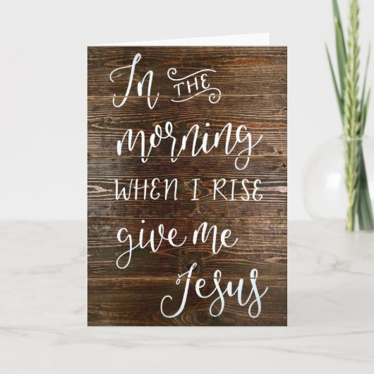 Goedemorgen Kaart (Voorkant)