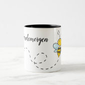 "Goedemorgen" Kaffeetasse Tweekleurige Koffiemok (Center)