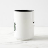 Goedemorgen Kikker op Lily Pad Hand getrokken Mok (Midden)