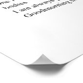 Goedemorgen knappe liefdesgedicht poster muurkunst (Hoek)