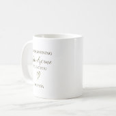Goedemorgen Knappe Persoonlijke Romantische Cadeau Koffiemok (Voorkant links)