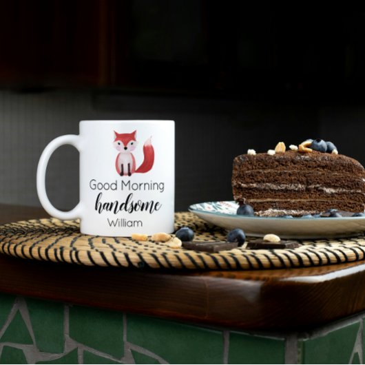 Goedemorgen knappe Valentijnsdag Koffiemok