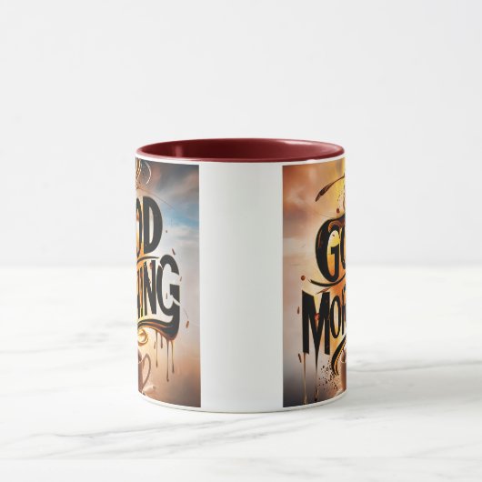 Goedemorgen Koffie Art #3 Mok (Midden)