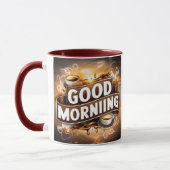 Goedemorgen Koffie Art #4 Mok (Links)