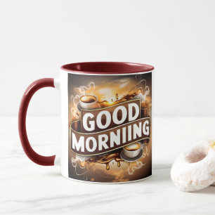 Goedemorgen Koffie Art #4 Mok