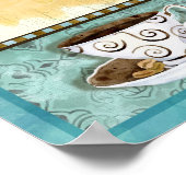 "Goedemorgen, koffie" Audrey Jeanne Roberts Poster (Hoek)