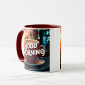 Goedemorgen Koffie Kunst #8 Mok (Voorkant links)