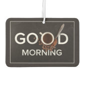 Goedemorgen Koffie luchtverfrisser (Achterkant)