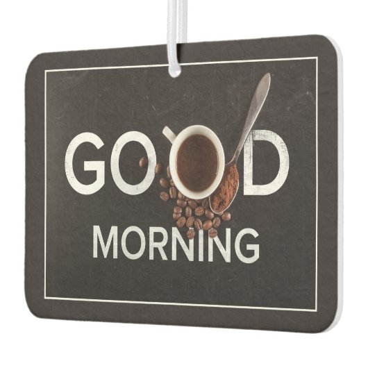 Goedemorgen Koffie luchtverfrisser (Links)