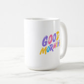 Goedemorgen 😁 koffie mok 15oz (Voorkant rechts)