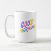 Goedemorgen 😁 koffie mok 15oz (Links)