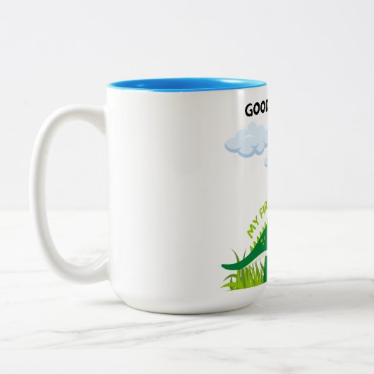 Goedemorgen koffie Mok - Begin uw dag goed (Links)