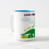 Goedemorgen koffie Mok - Begin uw dag goed (Voorkant links)