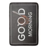 Goedemorgen koffiebadmatten badmat (Voorkant Verticaal)