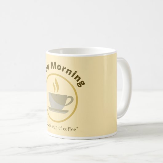 goedemorgen koffiemok (Voorkant rechts)